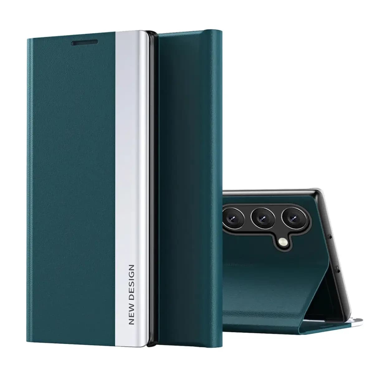 Fusion Sleep PRO book case for Samsung Galaxy A56, green