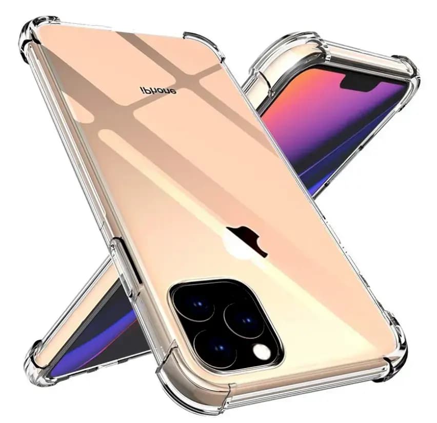 Fusion Anti Shock 1.5 mm phone case for iPhone 12 / 12 Pro, clear