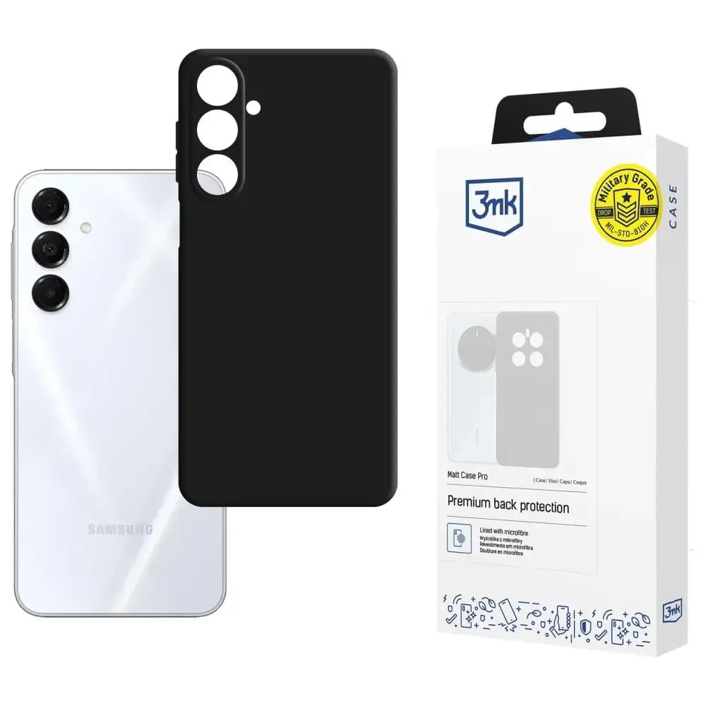 Case 3MK Matt phone case for Samsung Galaxy A17 5G, black