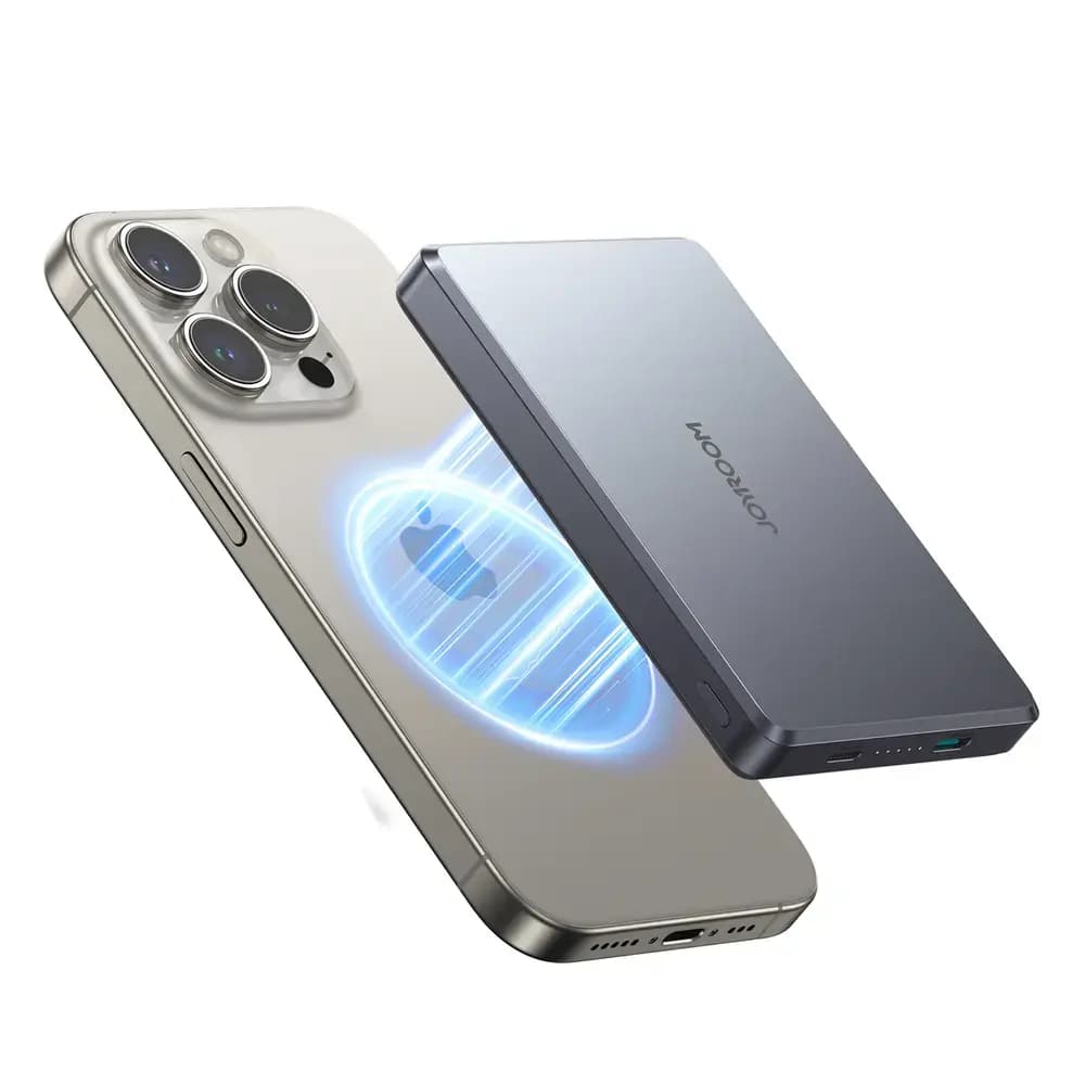 Повербанк Joyroom JR-PBM08 Pro 10 000 мАч, 22,5 Вт, MagSafe, серый