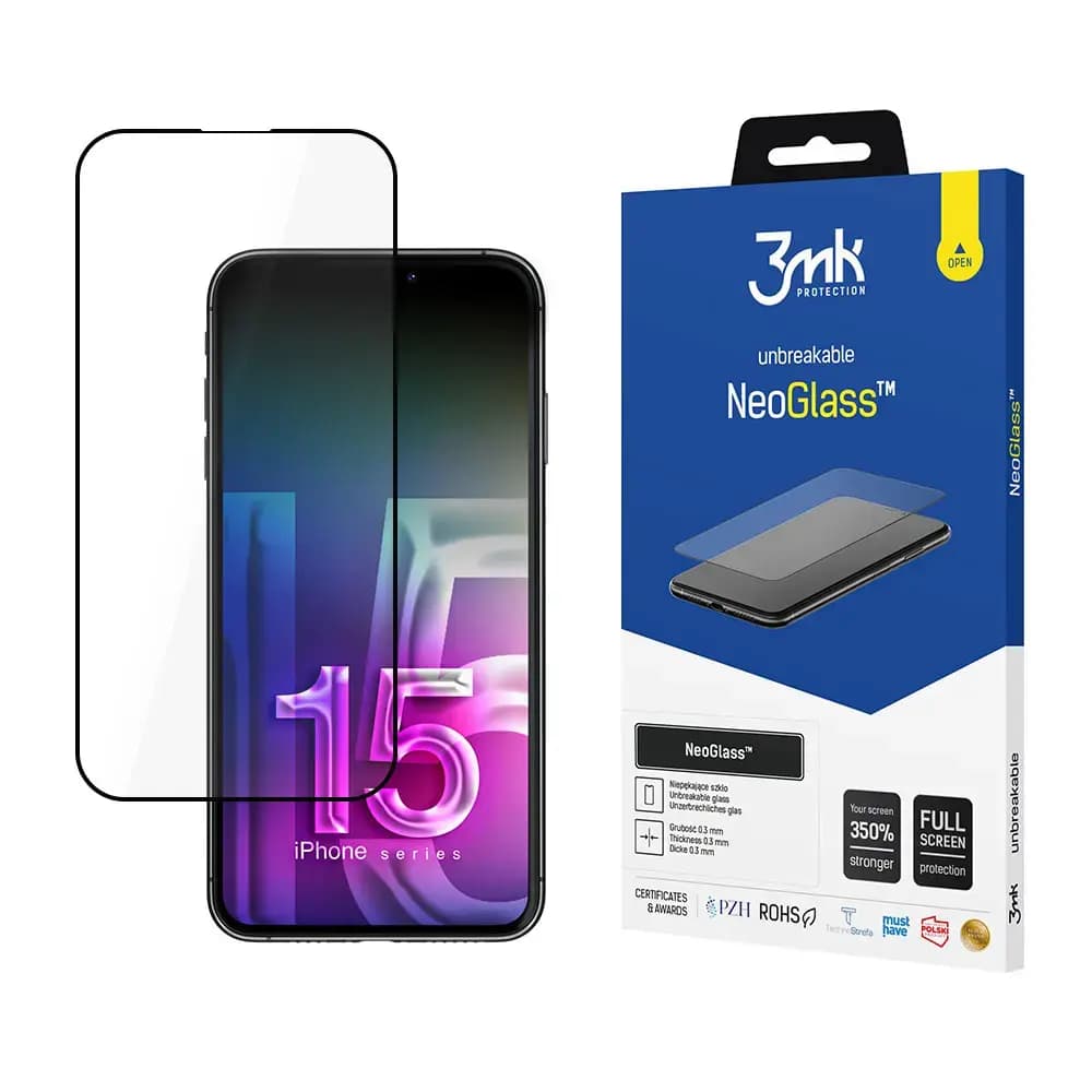 3mk NeoGlass kaitseklaas iPhone 15 Pro