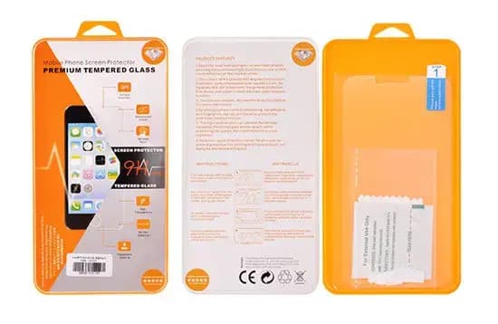 Orange tempered glass for Motorola Edge 20