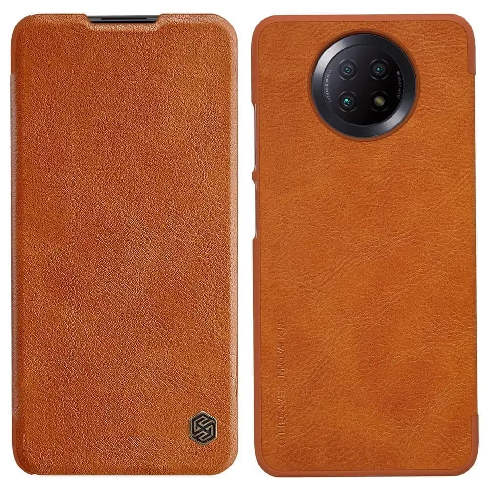 Nillkin Qin Holster book case for Redmi 9T 5G, brown