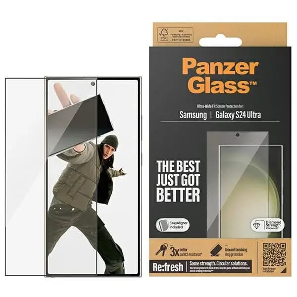 PanzerGlass Ultra-Wide Fit kaitseklaas Samsung Galaxy S24 Ultra S928