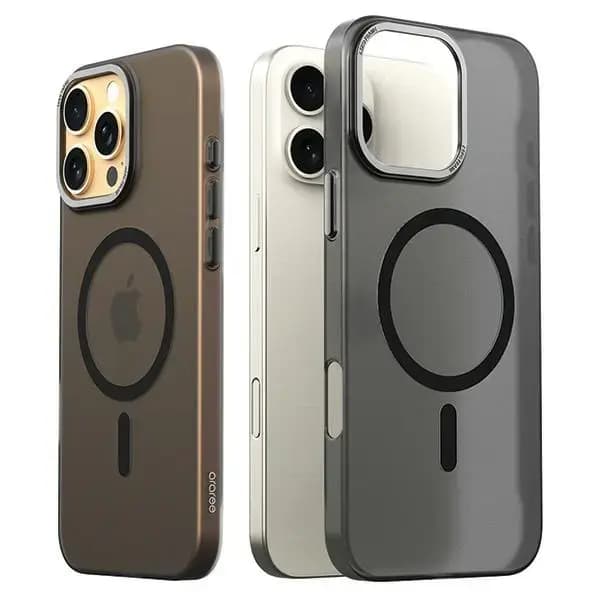 Araree Aero Frame phone case for iPhone 16 Pro Max, black
