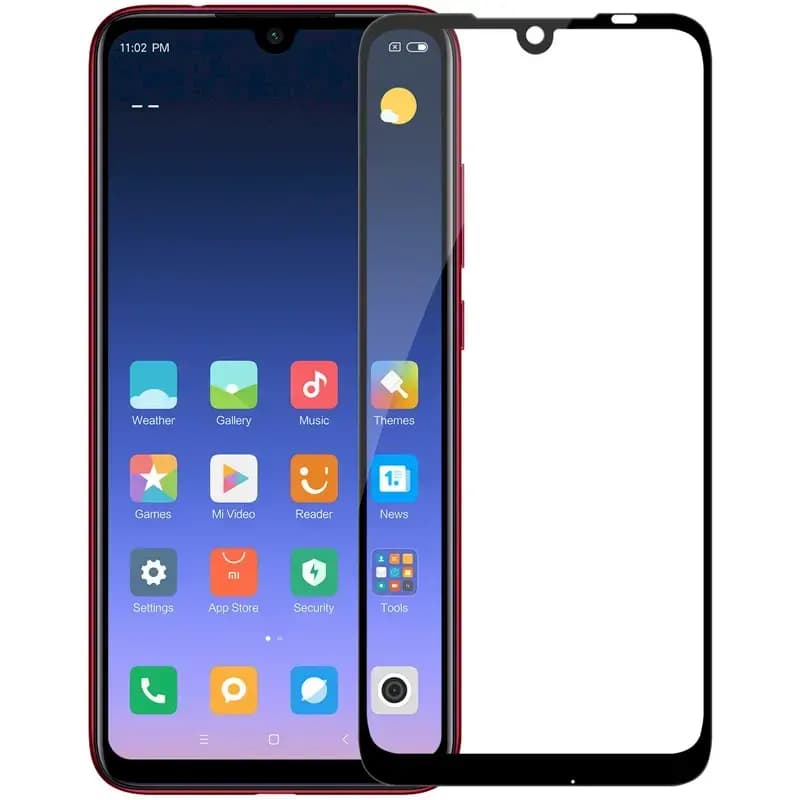 9D Full Coveraged With Frame kaitseklaas Xiaomi Redmi Note 7 / 7 Pro