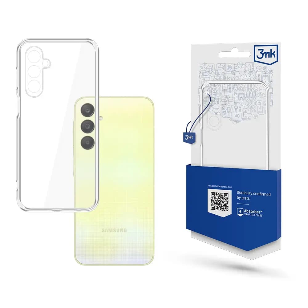 3mk Clear phone case for Samsung Galaxy A25, clear