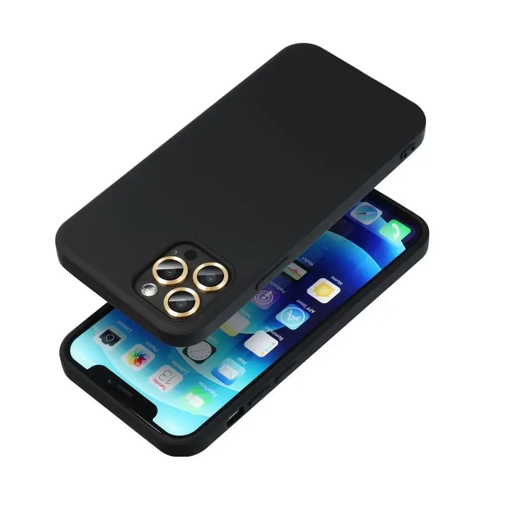 Чехол Silicone для iPhone 17 Pro, чёрный