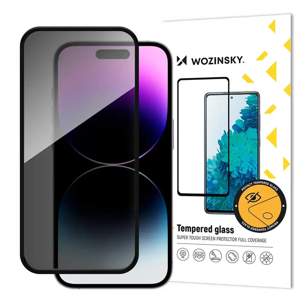 Wozinsky Glass privaatsusklaas iPhone 16 Pro / 17