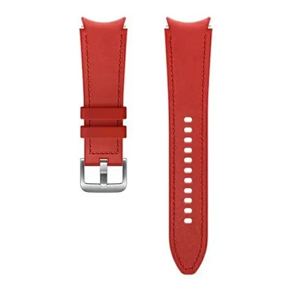 Samsung nahast kellarihm Samsung Galaxy Watch 4/4 Classic, punane