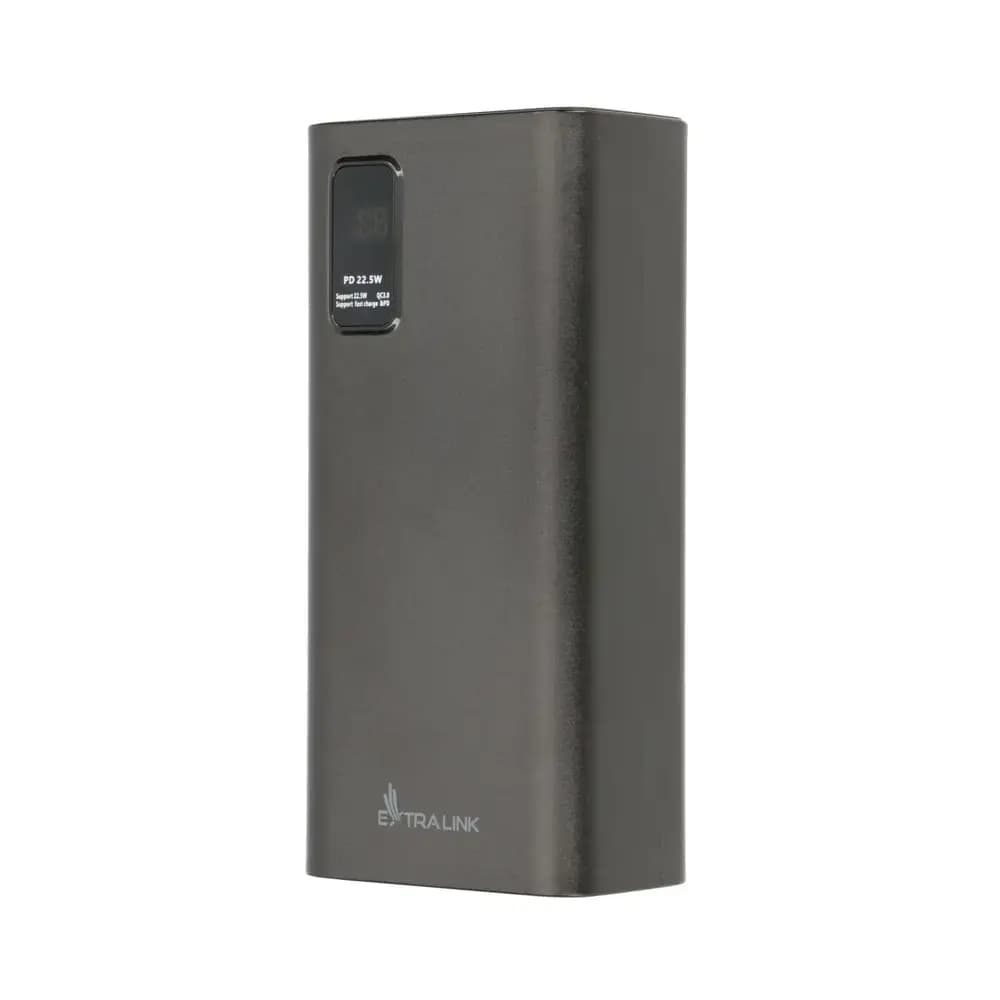 Повербанк Extralink EPB-069 30 000 мАч, 20 Вт, чёрный