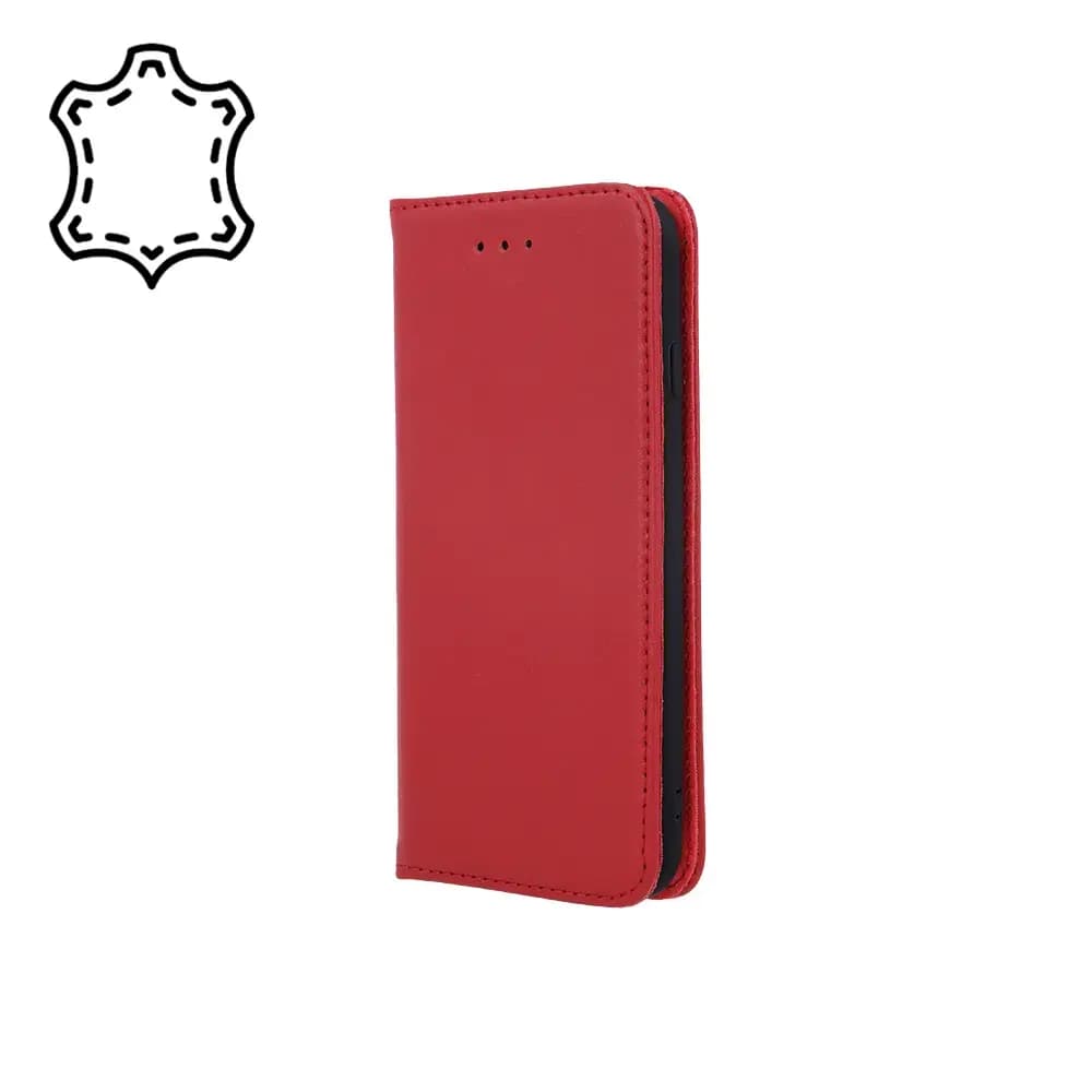 Fusion Leather phone case for Redmi 12C, red