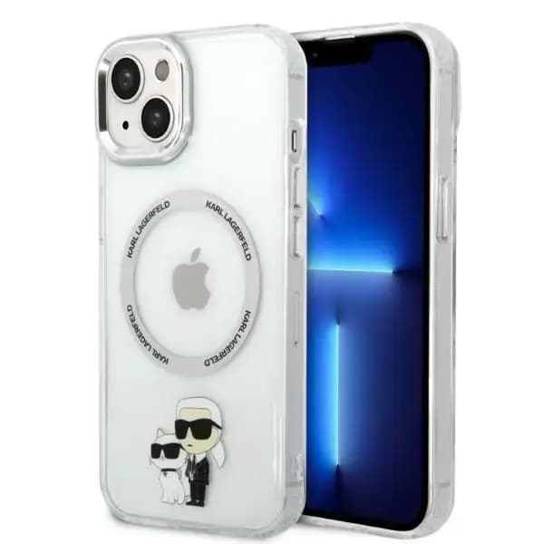 Karl Lagerfeld IML Karl And Choupette NFT phone case with MagSafe for iPhone 14