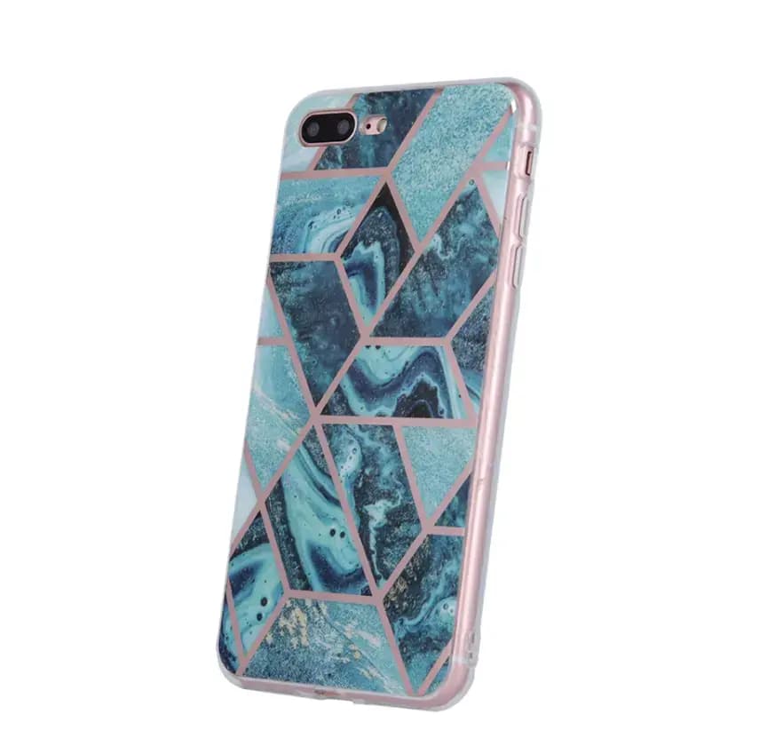 Чехол Fusion Geometric Marble для iPhone 11 Pro, синий
