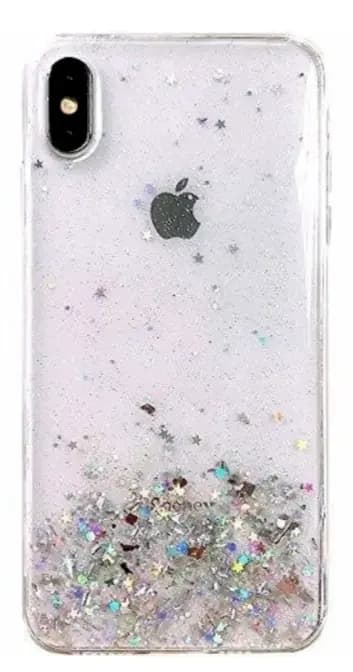 Fusion Glue Glitter telefoniümbris Samsung Galaxy A42 5G, läbipaistev