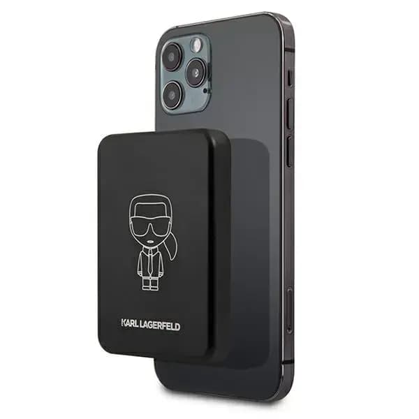 Karl Lagerfeld Ikonic Outline power bank 3000 mAh, 5 W, MagSafe, black