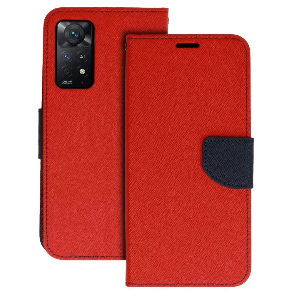 Fancy phone case for Xiaomi Redmi Note 11 5G/Note 11S 5G/Poco M4 Pro 5G red-navy