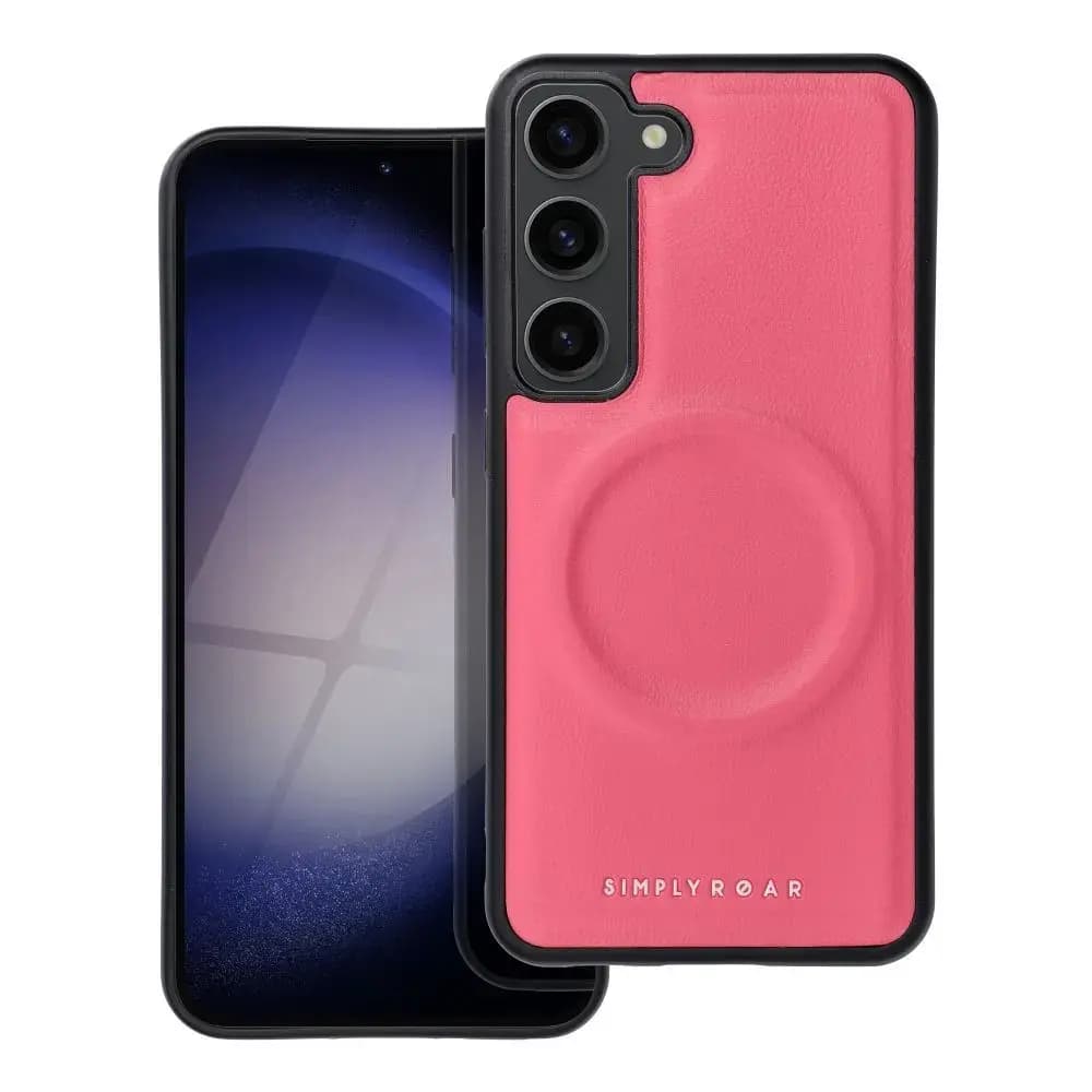 Roar Mag Morning phone case with MagSafe for Samsung Galaxy S23, pink