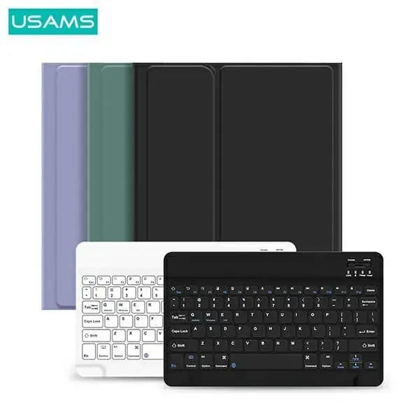 USAMS Winro klaviatuuriga ümbris iPad 10.2", must