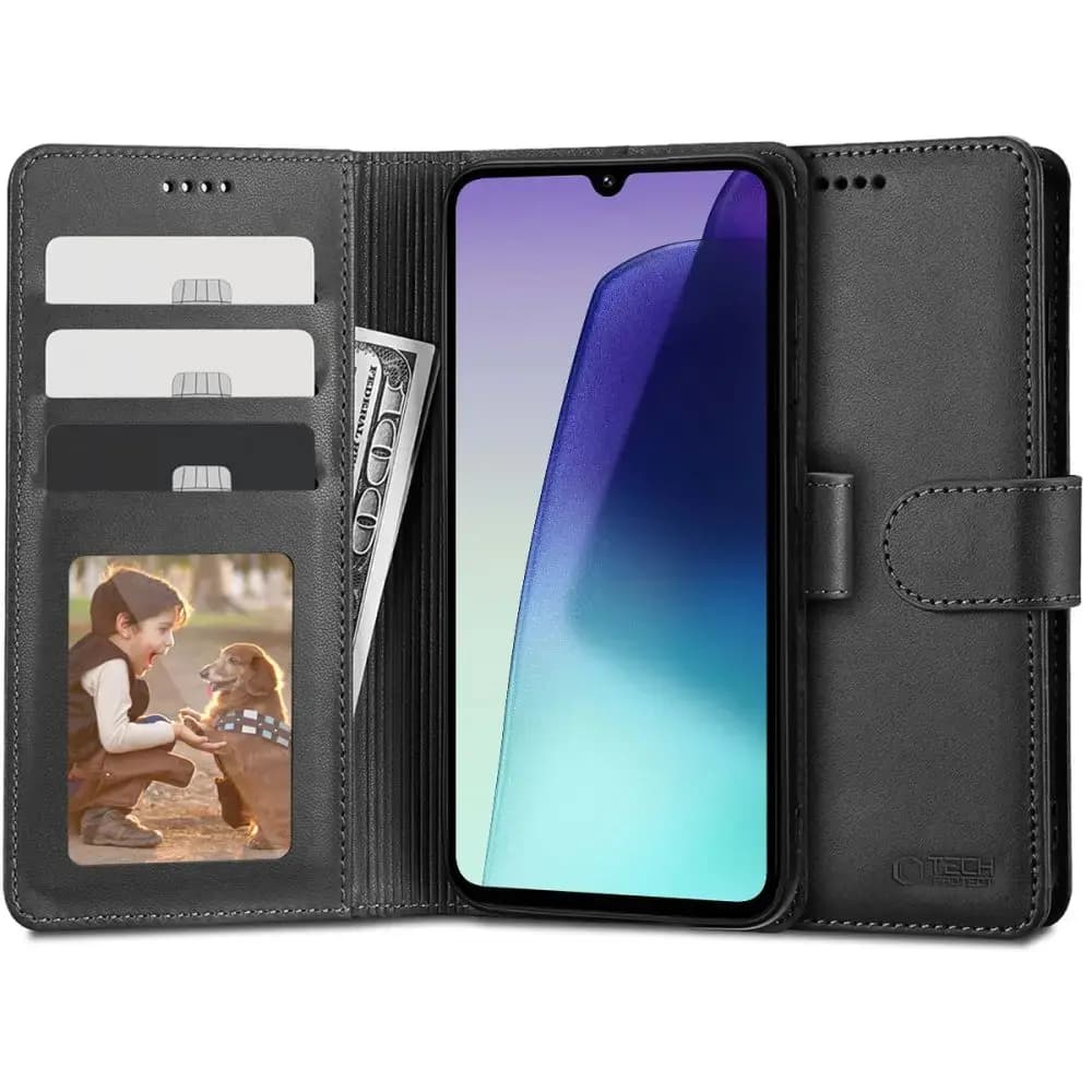 Tech-Protect Wallet book case for Redmi 14C 4G / Poco C75, black