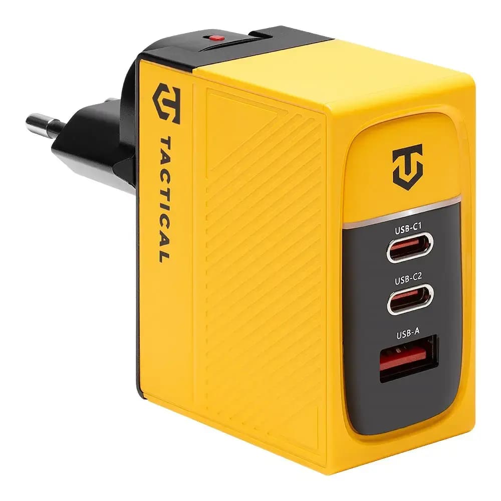 Tactical Nett Warrior 100 W wall charger, yellow