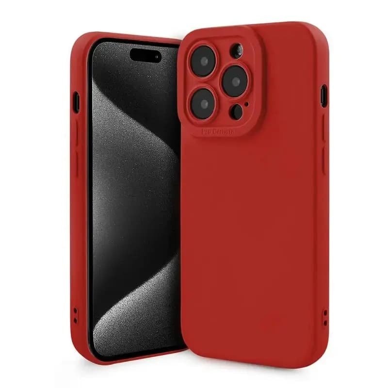 Fusion Softy Protect telefoniümbris iPhone 14, punane