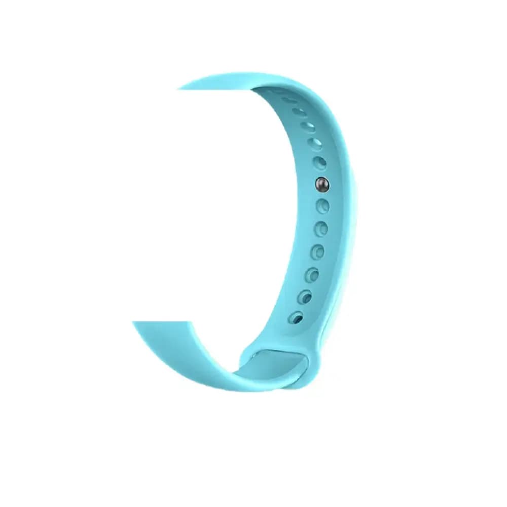 Devia Deluxe Sport silicone watch strap for Xiaomi Mi Band 8/9, light blue