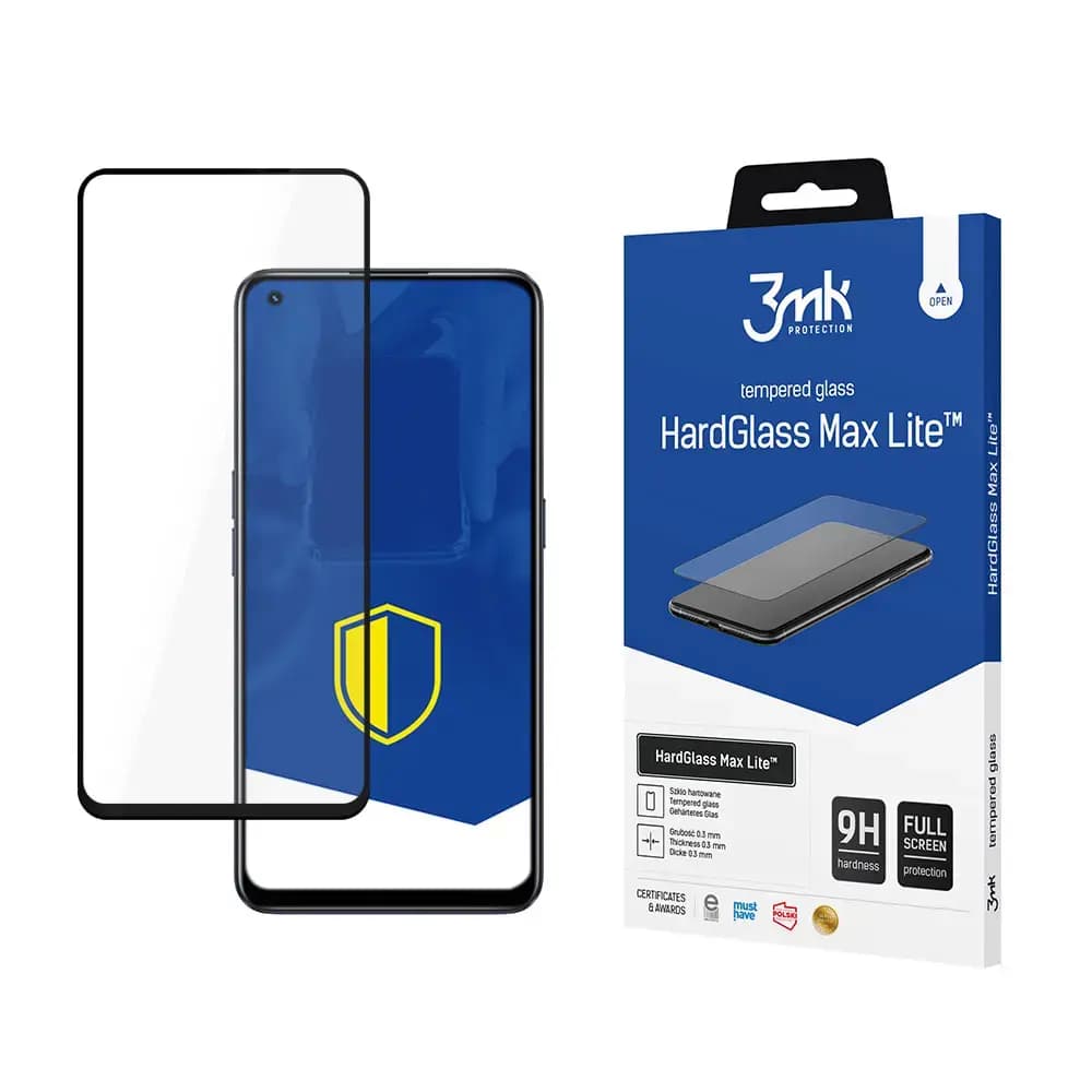 3mk HardGlass Max Lite tempered glass for Realme 9 Pro