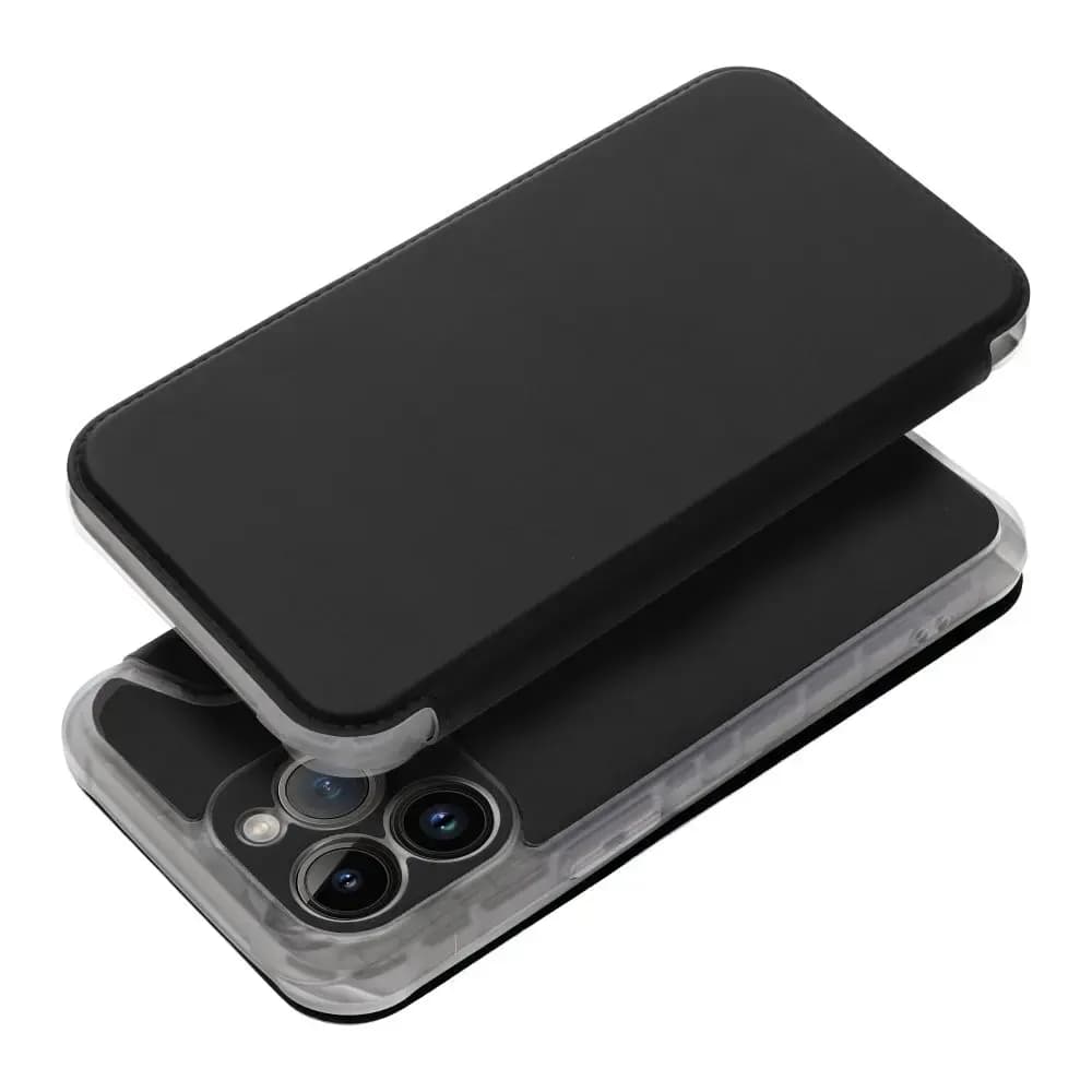 Fusion Piano raamatkaas Redmi 12C, must