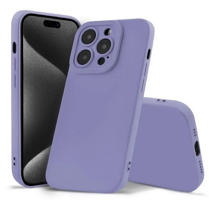 Fusion Softy Protect telefoniümbris iPhone 15 Pro Max, lilla
