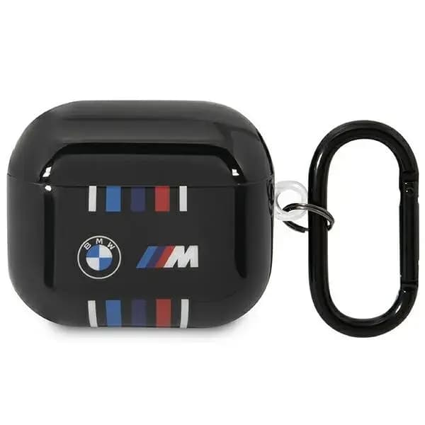 BMW BMA322SWTK AirPods 3 ümbris must, värviliste joontega