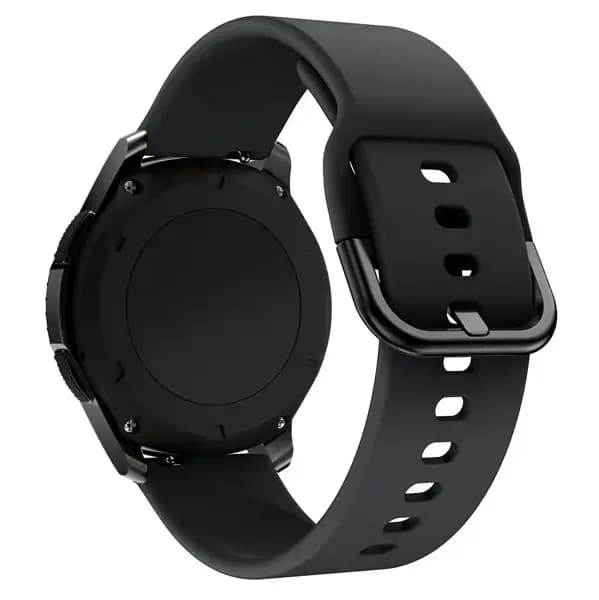 Fusion TYS silicone watch strap for Samsung Galaxy Watch 46 mm / Gear S3, black