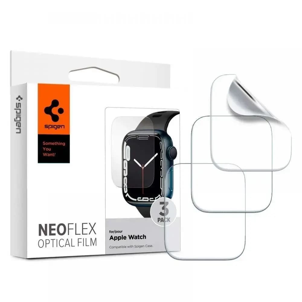Spigen ekraani kaitsekile Apple Watch Series 4/5/6/7/8/SE 44/45 mm (3 tk)