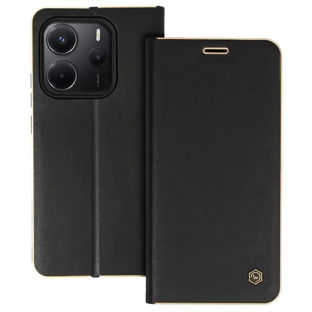 Wonder Frame telefoniümbris Xiaomi Redmi Note 14 5G, must