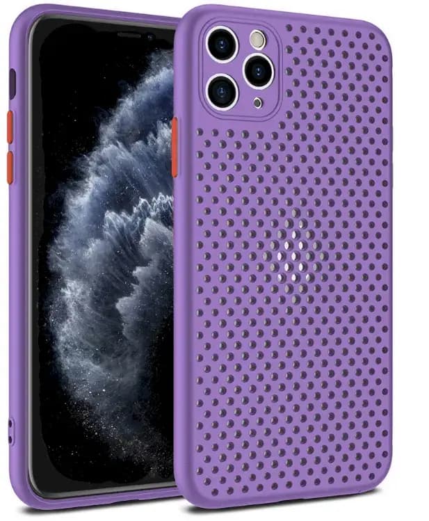 Fusion Breathe phone case for iPhone 12 / 12 Pro, purple