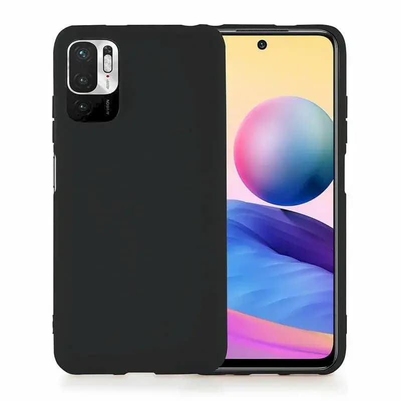 Fusion Soft Matte Silicone phone case for Redmi Note 10 5G / Poco M3 Pro, black