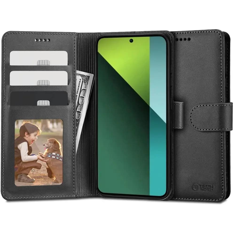 Tech-Protect raamatkaas Redmi Note 13 Pro 5G / Poco X6 5G, must