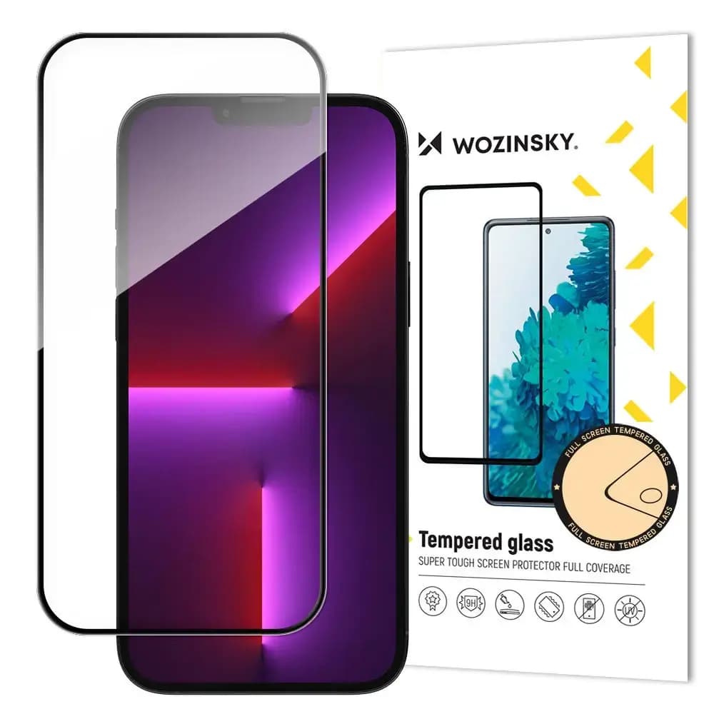 Защитное стекло Wozinsky Full Glue для iPhone 16 Pro / 17