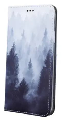 Fusion Mountain Forest raamatkaas Samsung Galaxy A42 5G, roheline