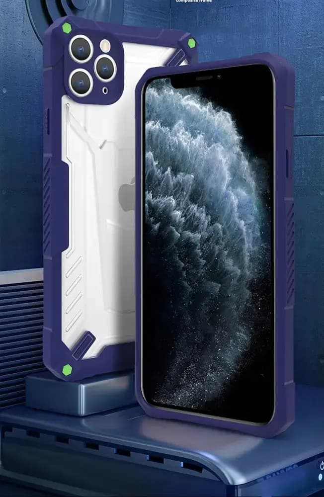 Чехол Fusion Hybrid Protect для iPhone 13 Pro, синий