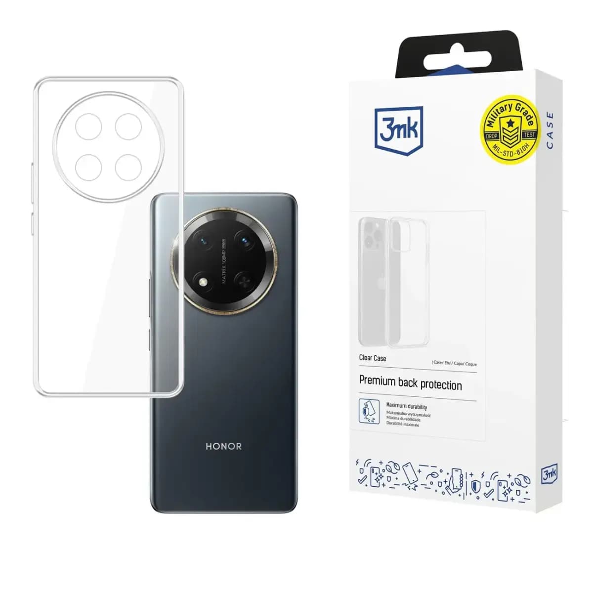 Чехол 3MK Clear для Honor Magic7 Lite, прозрачный