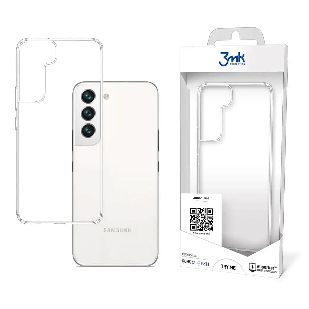 3mk Armor telefoniümbris Samsung Galaxy S22, läbipaistev