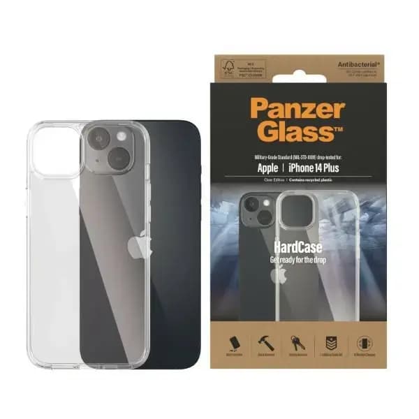 PanzerGlass HardCase telefoniümbris iPhone 14 Plus, läbipaistev