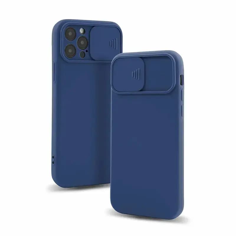Чехол Fusion Camera Protect для iPhone 13 Pro Max, синий