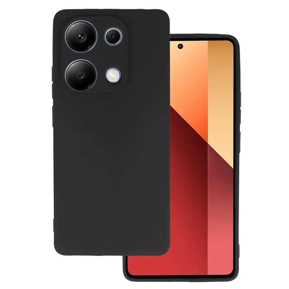 Чехол Matt для Redmi Note 13 Pro 4G, чёрный