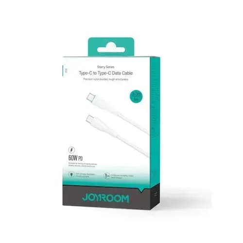 Joyroom Starry SA32-CC3 USB-C–USB-C kaabel 60W 1 m valge