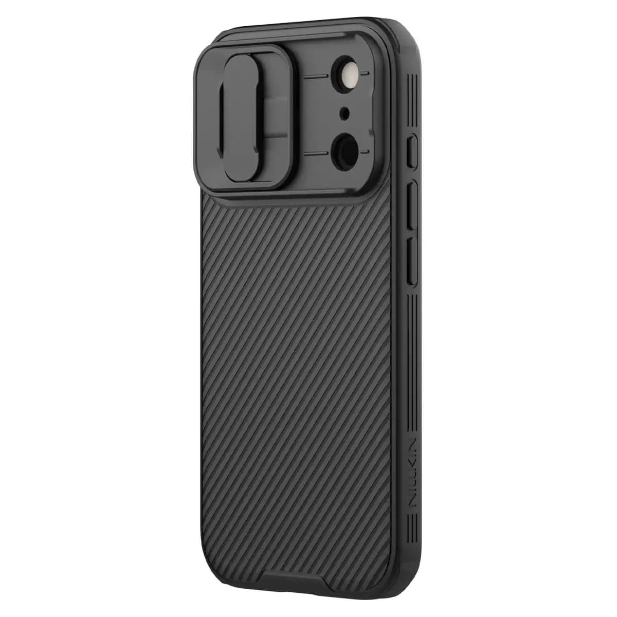 Nillkin CamShield PRO telefoniümbris iPhone 17 Pro, must