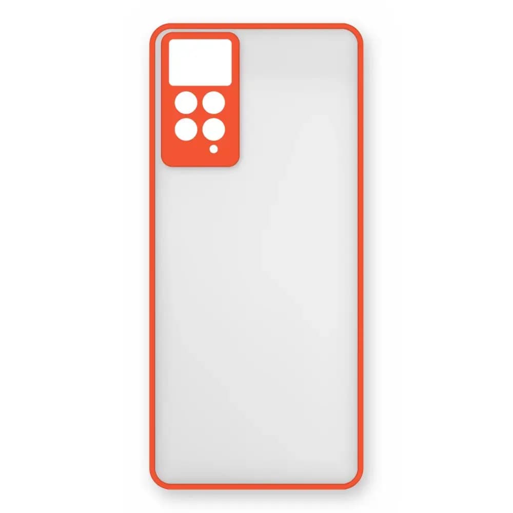 Vennus Color Button phone case for Redmi Note 11 Pro / Note 11 Pro 5G, red