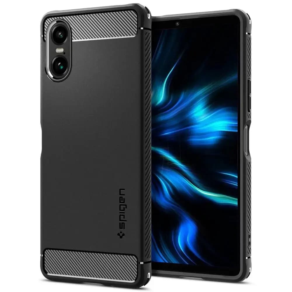 Spigen Rugged Armor phone case for Redmi Note 13 4G, black