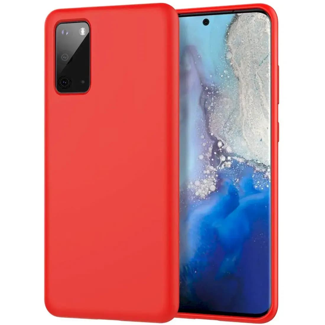 Чехол Fusion Elegance Fibre Protect для Samsung Galaxy A55 5G, красный